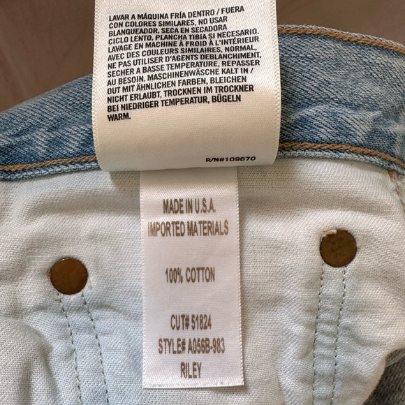 Agolde High Rise Riley Cropped Jeans - Picture 8 of 10